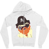 pug in a crew Zipper Hoodie