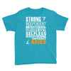 Strong Independent Motivated Aries Youth Tee