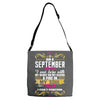 i am a September women Adjustable Strap Totes