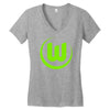 vfl wolfsburg die Women's V-Neck T-Shirt
