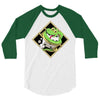 snake green 3/4 Sleeve Shirt