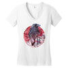 life is strange before the storm red raven Women's V-Neck T-Shirt