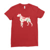 flower Ladies Fitted T-Shirt