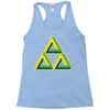 triforce illusion zelda Racerback Tank