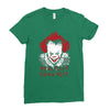 we all float down here Ladies Fitted T-Shirt
