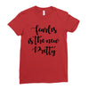 fearless is the new pretty Ladies Fitted T-Shirt