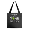 vegan for the voiceless Tote Bags
