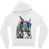 cool owl Zipper Hoodie