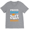 Class of 2017 Proud Papaw Graduation V-Neck Tee