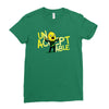 unacceptable! Ladies Fitted T-Shirt