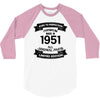 Premium Vintage 1951 3/4 Sleeve Shirt
