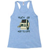 teach me how to love Racerback Tank