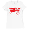 merry christmas santa claus Ladies Fitted T-Shirt