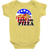 vote for pizza Baby Bodysuit