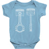 sketch of piston 2 Baby Bodysuit