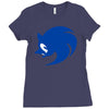 sonic logo Ladies Fitted T-Shirt