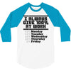 always give 100 percent 3/4 Sleeve Shirt