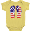 paire de tongues am&eacute;ricaine Baby Onesie