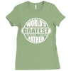 worlds greatest farter father Ladies Fitted T-Shirt