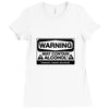 may contain alcohol Ladies Fitted T-Shirt