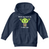 yoda quote Youth Hoodie
