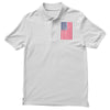 t-rex vintage american flag Polo Shirt