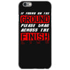 please drag across the finish line iPhone 6/6s Case