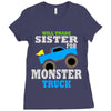 monster truck shirt for boys toddlers Ladies Fitted T-Shirt