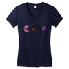 Pacman Women's V-Neck T-Shirt