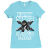 funny rfart ninja Ladies Fitted T-Shirt
