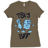 peanut butter and jelly   bff Ladies Fitted T-Shirt