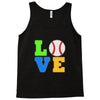 love baseball neon rhinestuds Tank Top