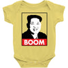 Kim Jong Un Boom Rocketman Baby Bodysuit