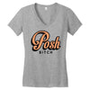 posh bitch Women's V-Neck T-Shirt