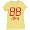 back to the future movie inspired tshirt Ladies Fitted T-Shirt