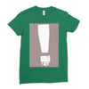 exclamation box Ladies Fitted T-Shirt