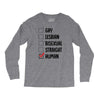 Lgbt Checklist Long Sleeve Shirts