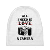 All i Need is Love A Camera Baby Beanies