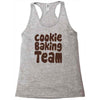 cookie baking team Racerback Tank