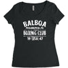 balboa boxing club Women's Triblend Scoop T-shirt