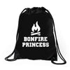 Bonfire Princess Drawstring Bags