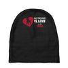 love and a dog life Baby Beanies