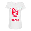 instinct attention gorilla beast Maternity Scoop Neck T-shirt