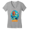 the little cthulhu Women's V-Neck T-Shirt