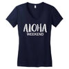aloha weekend Women's V-Neck T-Shirt