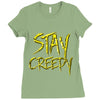 stay creepy Ladies Fitted T-Shirt