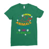 caring for animals isn't what i do it's who i am Ladies Fitted T-Shirt