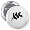 daun hitam Pin-back button