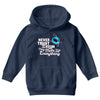 never trust an atom, they make up everything Youth Hoodie
