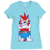 wild aztec monster Ladies Fitted T-Shirt
